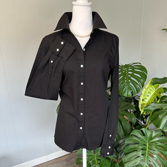 🛍️ Kim Rogers 100% cotton Easy Care button down shirt excellent condition. - Picture 2 of 10